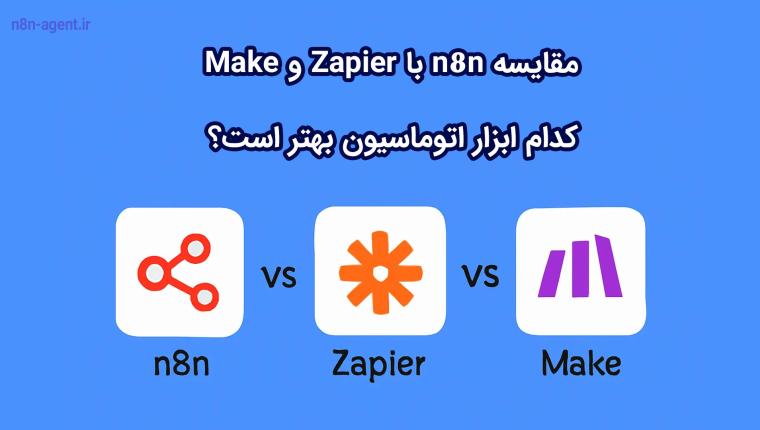 مقایسه n8n با Zapier و Make (کدام ابزار اتوماسیون بهتر است؟)